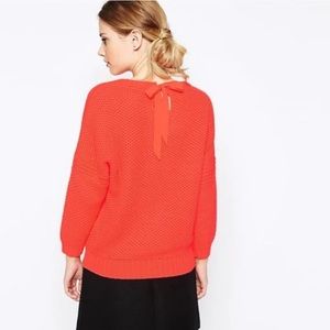 Ted Baker London Tie Back Oversized Sweater